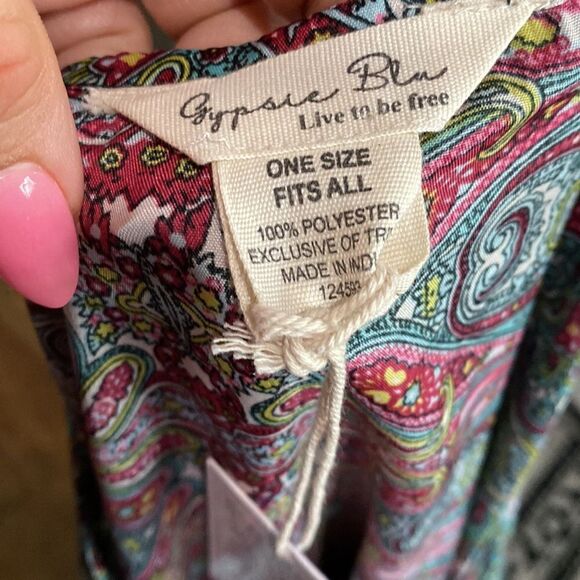 Gypsieblu Women Kaftans Dresses Caftan Long Maxi Printed Dress - Picture 10 of 12